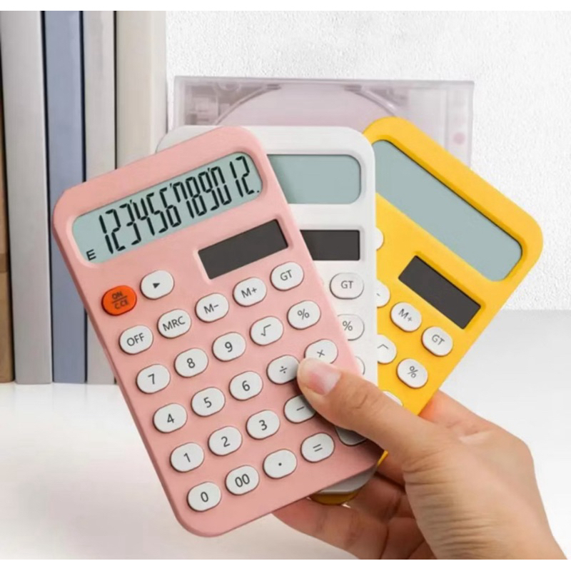 Calculadora Financeira 12 Digitos Dedicada Meninas Computador Pequeno Mini Alto Aparência 6354