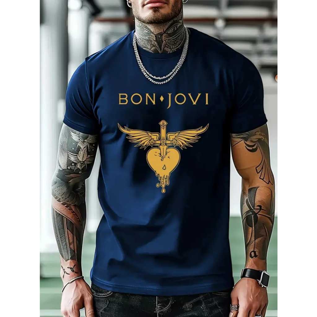 Camiseta Masculina e Feminina Estampada "B.J" Camisa Gola Redonda Ajuste Regular Confortável e Estilosa