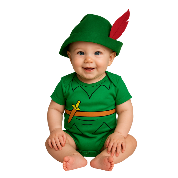 Body Bebê Temático Mesversário infantil  Personagens Peter pan em Oferta na Shopee