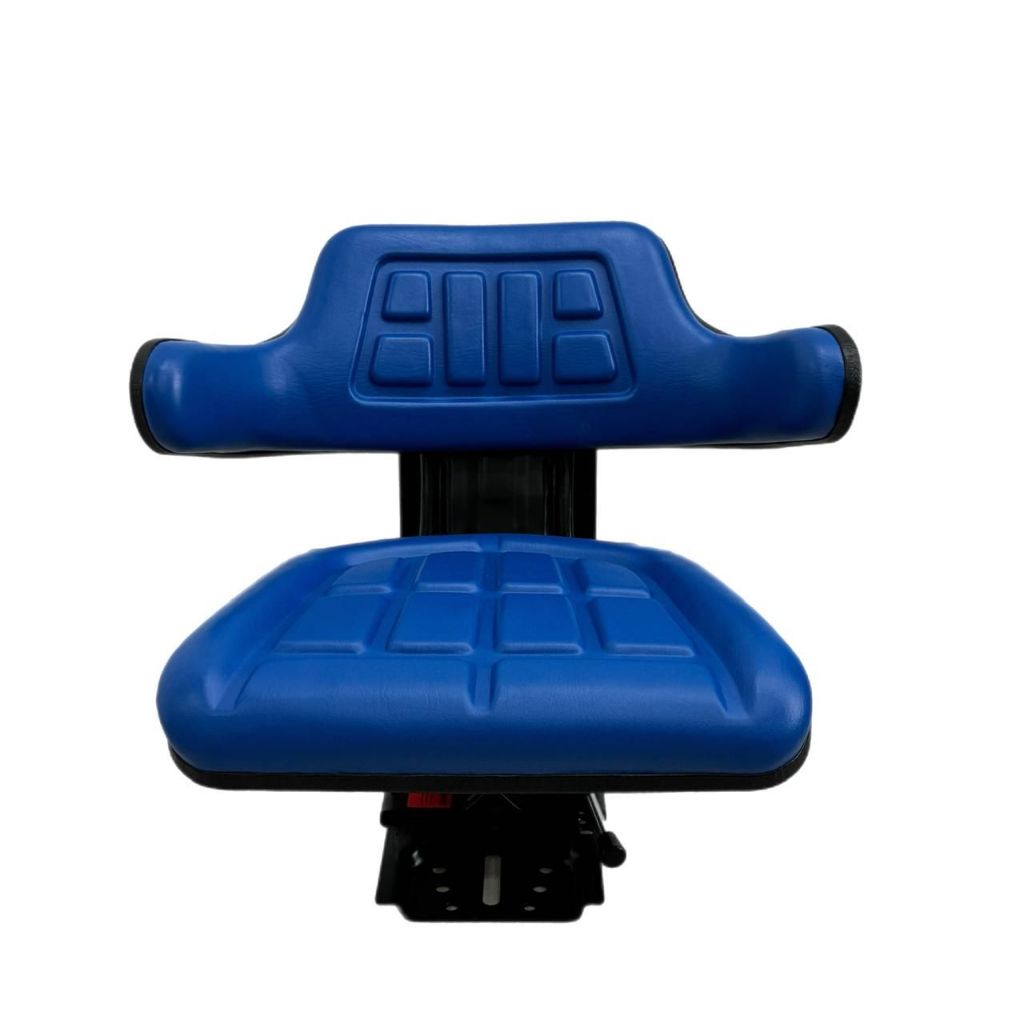 Banco Universal Azul Trator Apoio 1 amortecedor 2 molas Ford New Holland Case Valmet Valtra