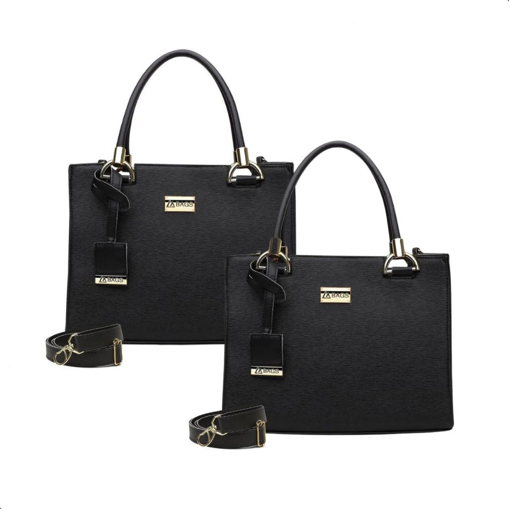 Kit Bolsa Tote Feminina Alça de Mão Alça Removível Casual
