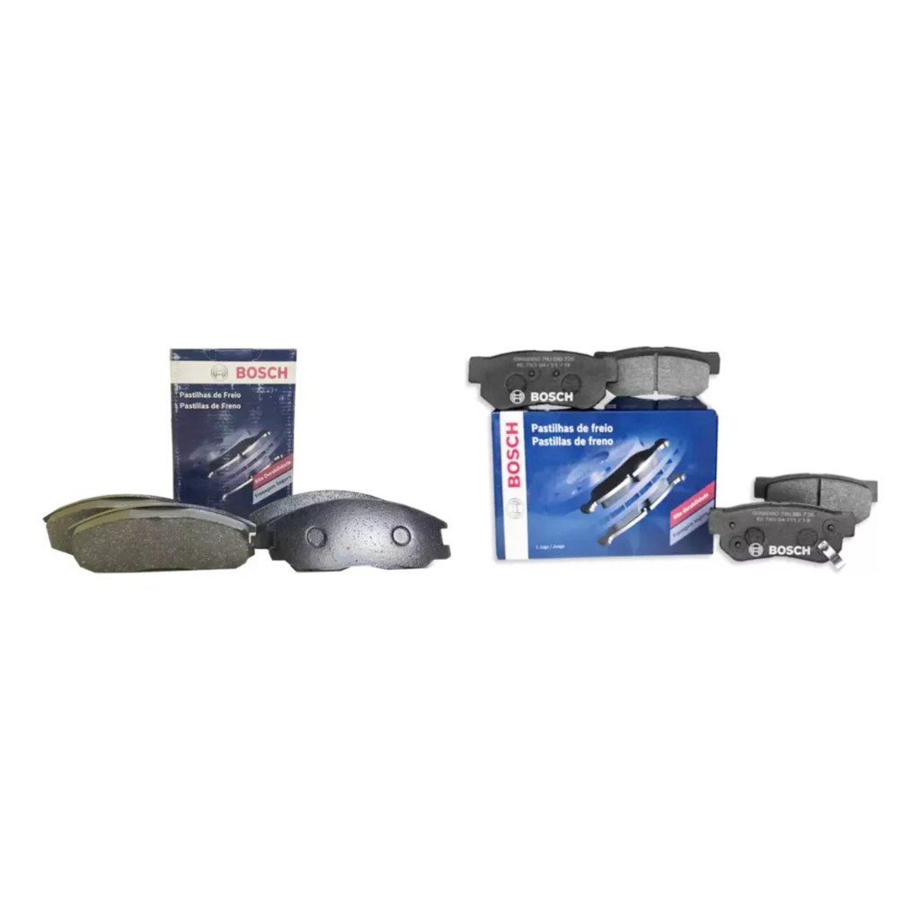 Kit Pastilha Freio Dianteira Traseira Actyon Kyron Rexton Original Bosch