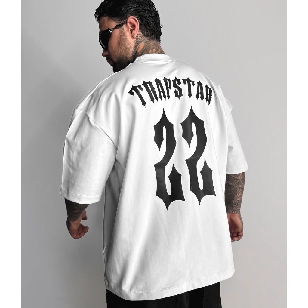 Camiseta Oversized Trapstar 22 Streetwear Unissex Plus Size Aftersoul