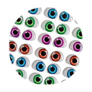 Olhinhos adesivos resinados para artesanato em Oferta na Shopee