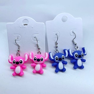 Brincos do Stich Infantis Estilo Gancho Aço em Oferta na Shopee
