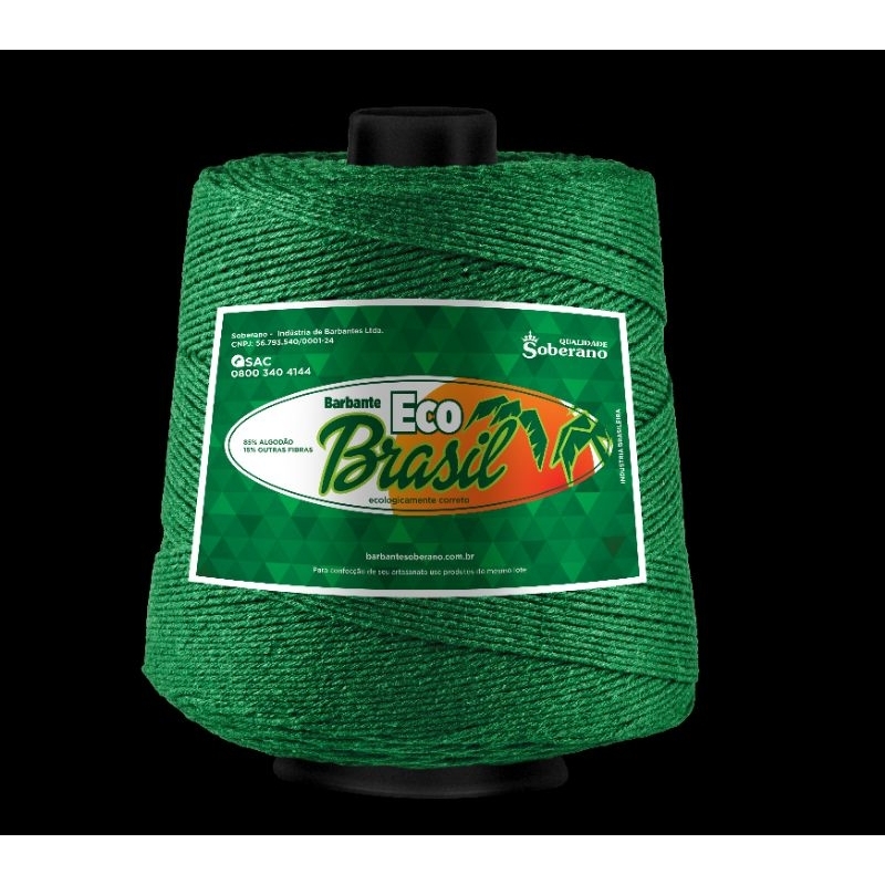 Barbante Eco Brasil - Verde Bandeira