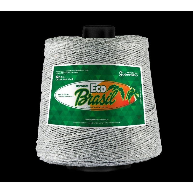 Barbante Eco Brasil - Cinza