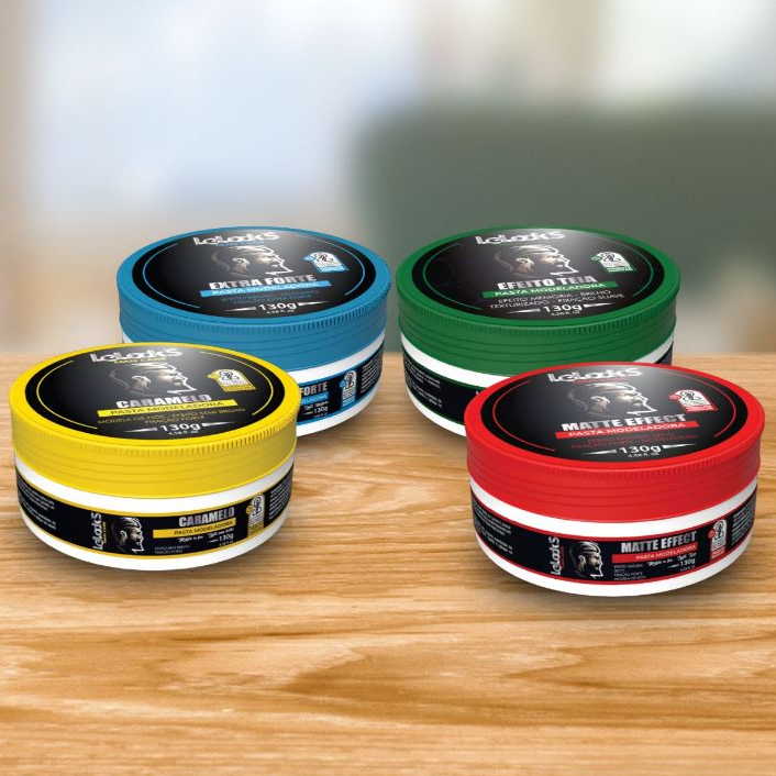 Pasta Modeladora Lelook’s  linha Masculina Premium 130g em Oferta na Shopee