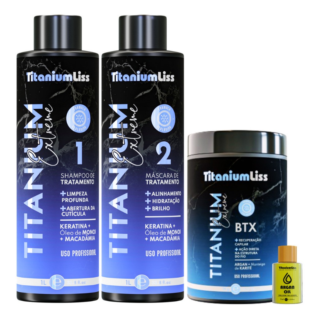 Progressiva Semi Definitiva Titanium Liss Kit 2x1 + Botox