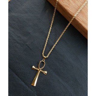 Colar Ankh Egípcio Cruz Ansata Vida Eterna Proteção Espiritual Aço inoxidável 100% Não fica escuro e não causa alergia
