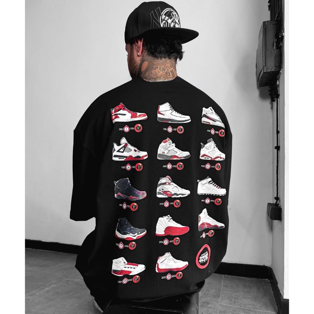 Camiseta Oversized Michael Retro Aftersoul plus size do P ao G6