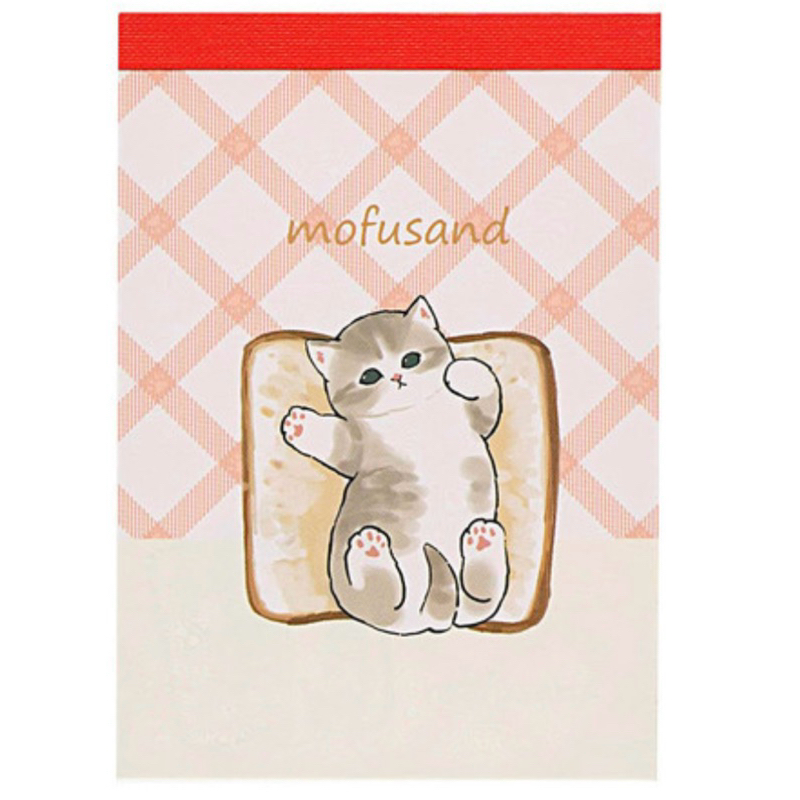 Bloco Bloquinho de notas Mofusand Bread Pão - planner Hobonichi - Importado do Japão japonês - gato