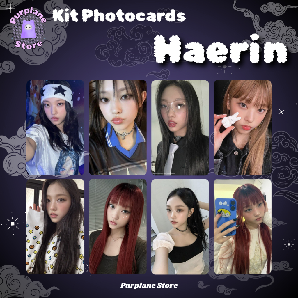 Photocards Haerin NJZ NewJeans Kpop Fanmade