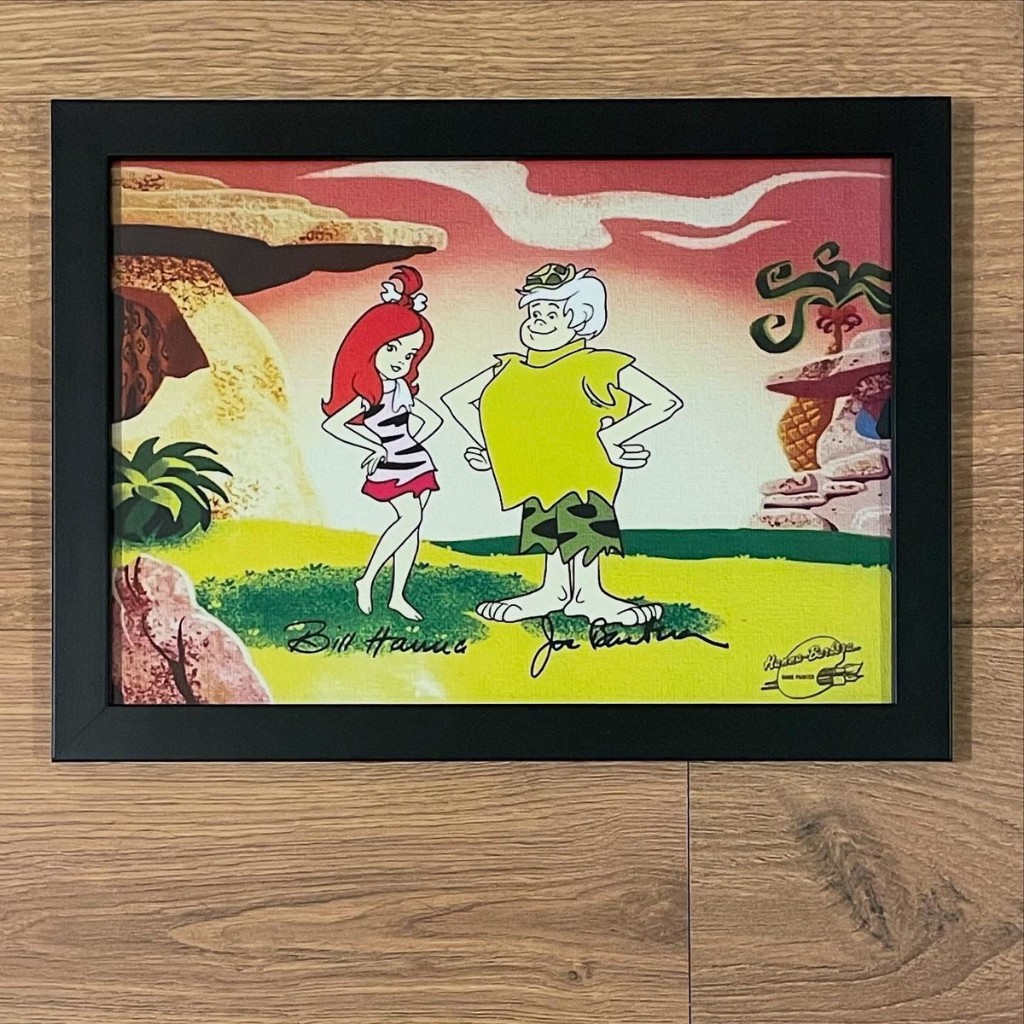 Quadro os Flintstones Pedrita e Bambam Cartoon Anos 70 e 80