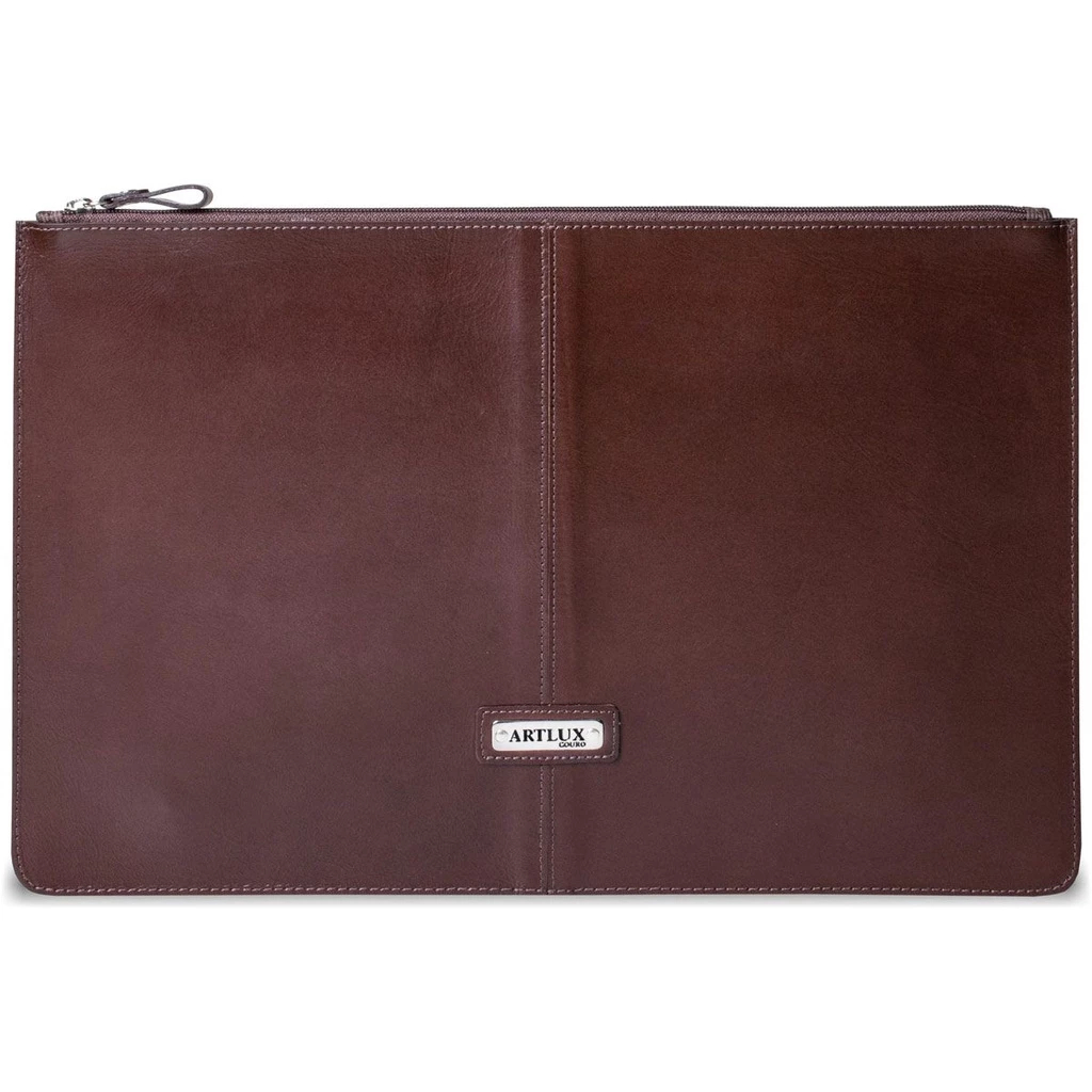 Pasta Executiva de Couro Legitimo para Notebook e Documentos – Artlux