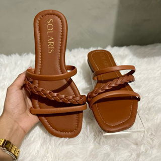 Sandália Feminina Flat Rasteirinha Elegante e Confortável ref02 em Oferta na Shopee