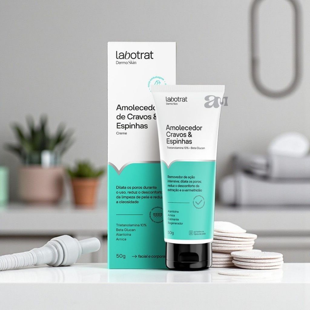 Creme Amolecedor Emoliente Labotrat – Extração de Cravos/Espinhas | Antisséptico e Regenerador