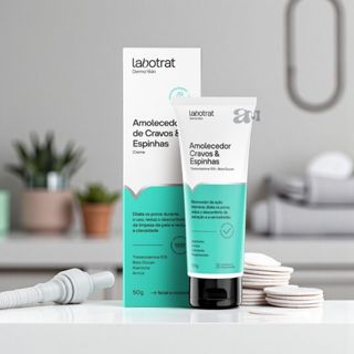 Creme Amolecedor Emoliente Labotrat – Extração de Cravos/Espinhas | Antisséptico e Regenerador em Oferta na Shopee