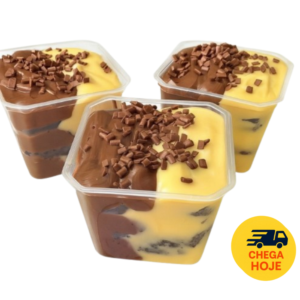 Prafesta 250ml – 60 Potes Quadrados c/ Tampa | Marmitaria, Doces,Vai ao Freezer e Micro-ondas