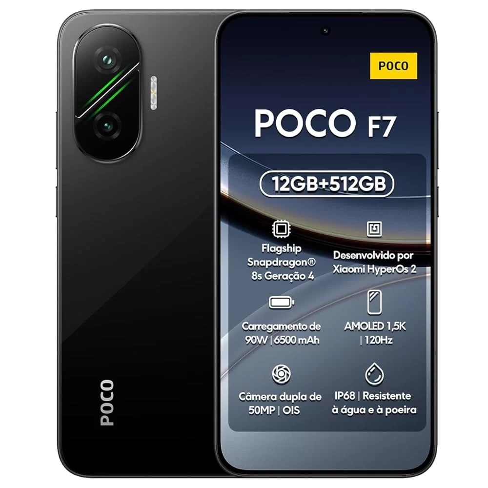Xiaomi Poco F7 512gb Memoria 12gb Ram 5G Versão Global Envio Imediato!