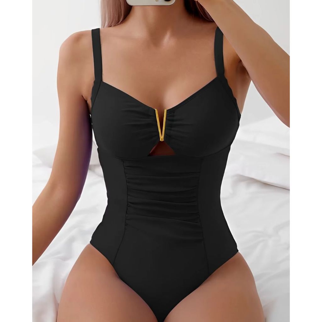 Maiô Feminino Body Moda Praia Suplex Premium com Bojo Verão Tendencia Piscina Uv