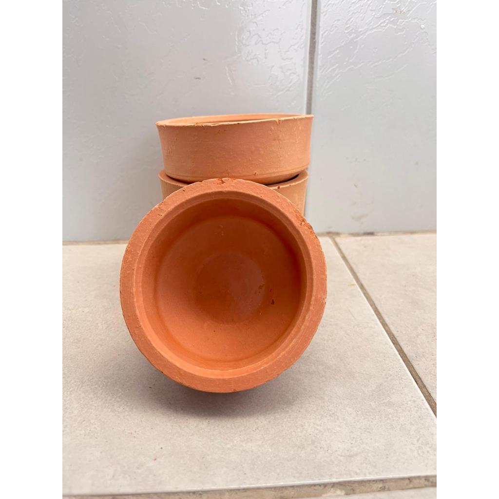 Cumbuca /vaso de barro 11x5cm