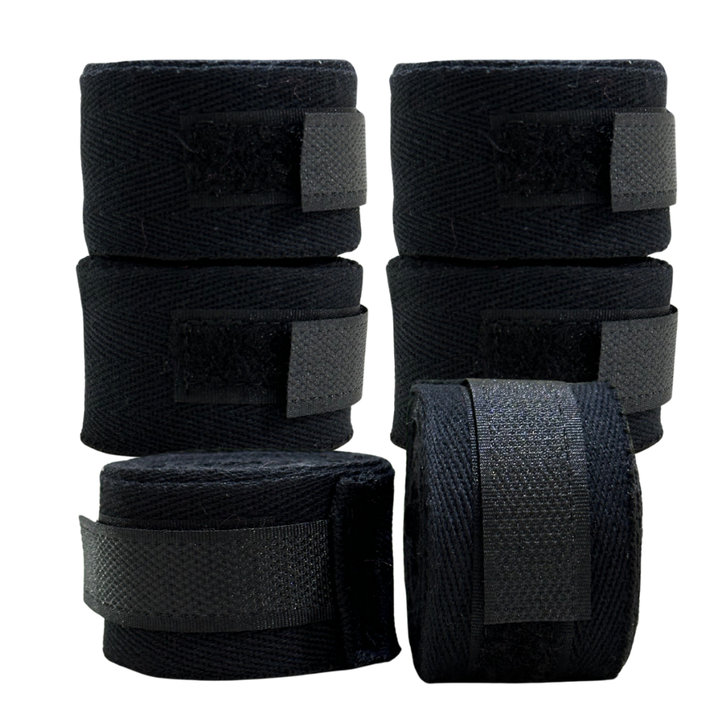 Kit Bandagem Elástica 3 Metros Muay Thai - Faixa de Boxe - Artes Marciais
