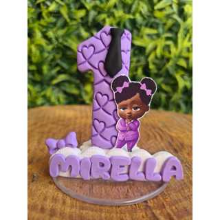 VELA PERSONALIZADA PODEROSA CHEFINHA LILAS, COM NOME E PAVIO. em Oferta na Shopee