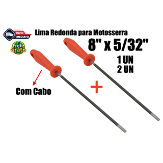 Lima redonda para corrente de motosserra com cabo 8" x 5/32" NICHOLSON em Oferta na Shopee