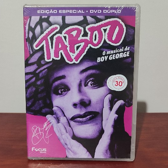 Dvd Duplo: Taboo - O Musical De Boy George - Edição Especial - Original - Lacrado