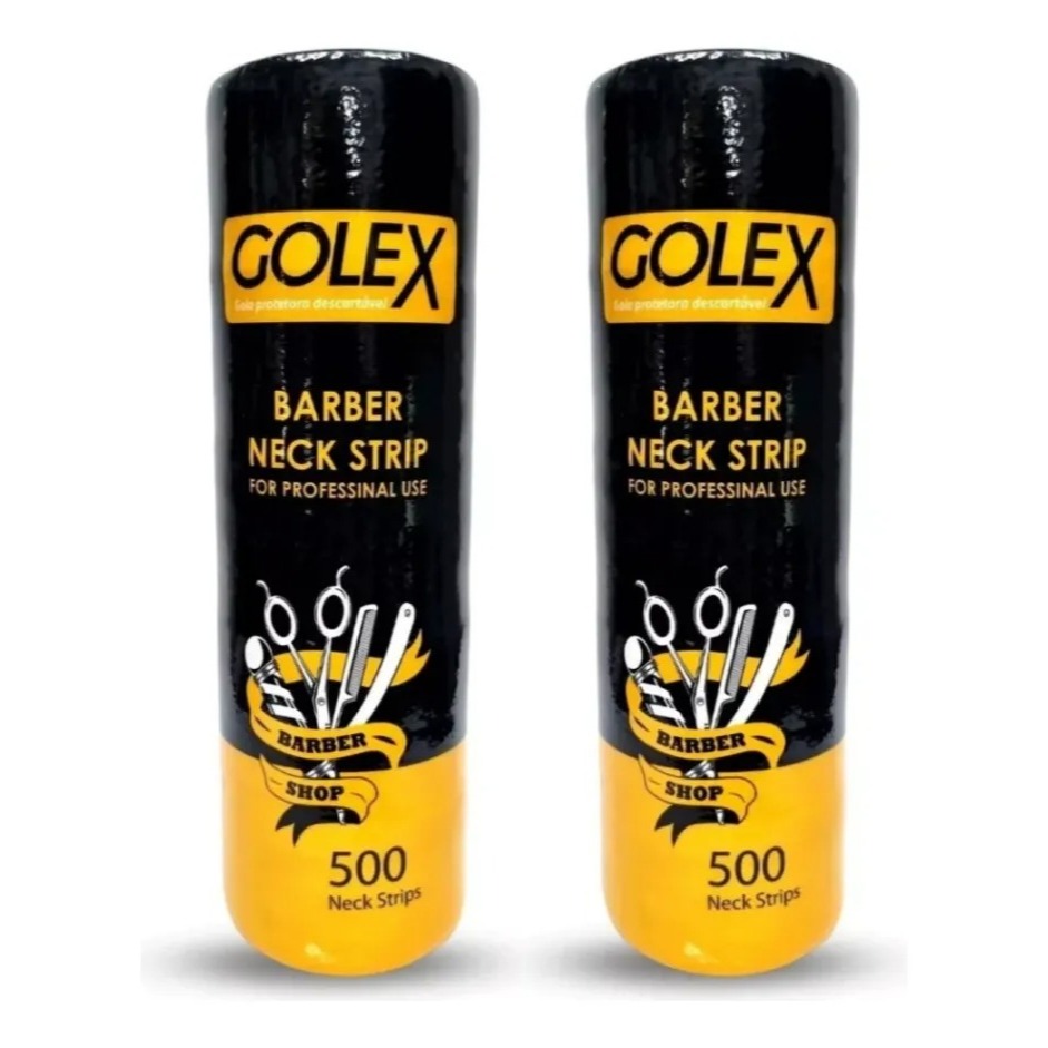 Kit 2x PACOTE COM 5 ROLOS DE GOLA HIGIÊNICA DESCARTÁVEL - Golex Mais higiene, proteção