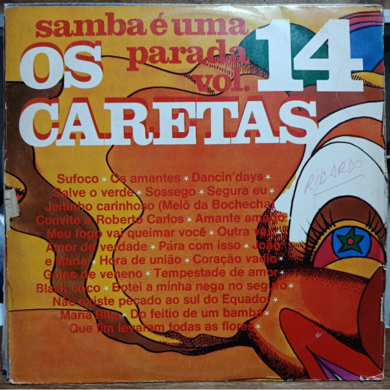 LP Os Caretas – Samba É Uma Parada Vol. 14 (516)