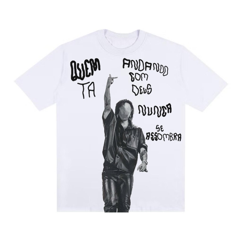 Camiseta Streetwear Oversized Unissex Estampada Premium Rapper Hip Hop Matuê 30 30praum Larga Camisetão Y2K