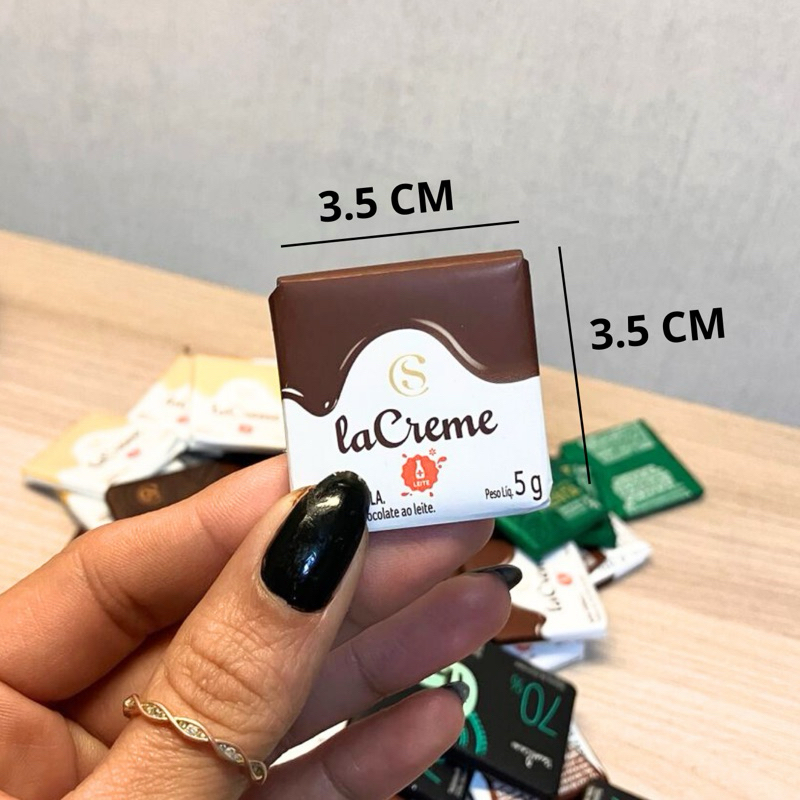 Mini Chocolate Cacau Show 5g Original | Ideal para Café, Presente, Brinde Corporativo, Chá de Bebe