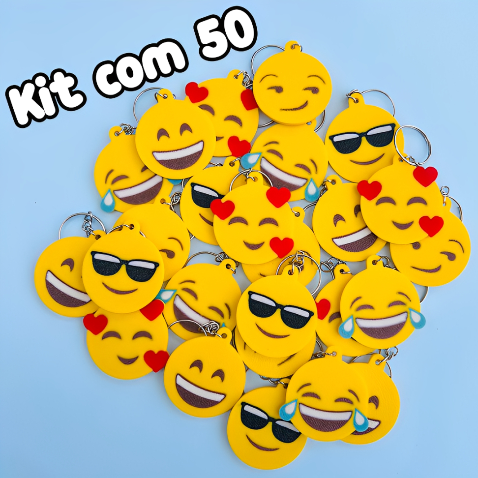 Kit Chaveiros de Emojis do WhatsApp Bolsa Presente Lembrancinhas Festa Brindes Personalizados em Oferta na Shopee