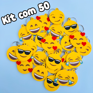 Kit Chaveiros de Emojis do WhatsApp Bolsa Presente Lembrancinhas Festa Brindes Personalizados em Oferta na Shopee