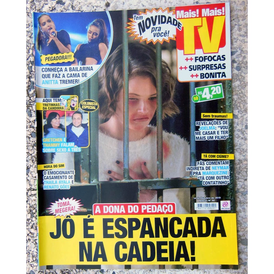 Revista Mais Mais Tv 90 Anitta Marília Mendonça Joelma A Dona do Pedaço 2019