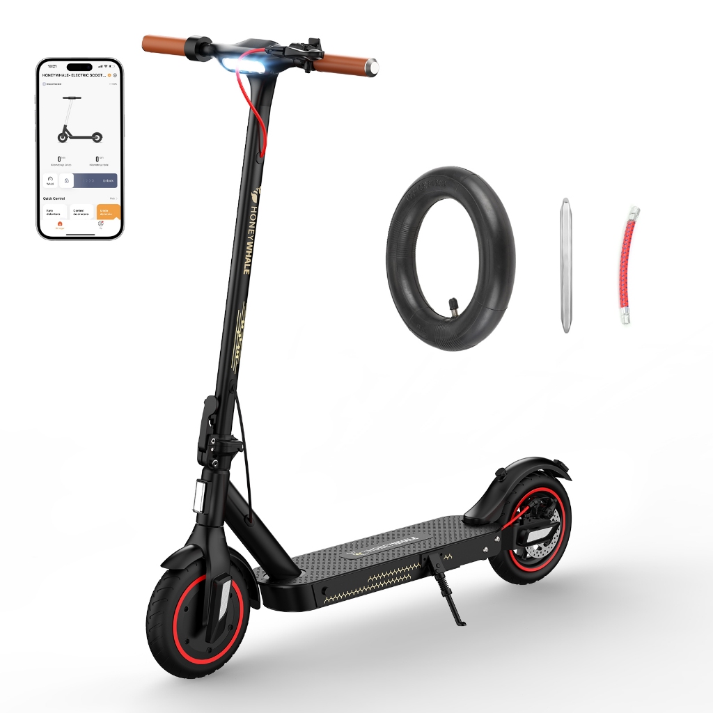 500W HONEYWHALE E9T Patinete Elétrico Scooter 32KM/H 22KM em Oferta na Shopee