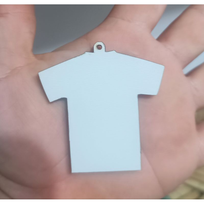 Recorte Camiseta MDF Resinado para Sublimação- 20 peças