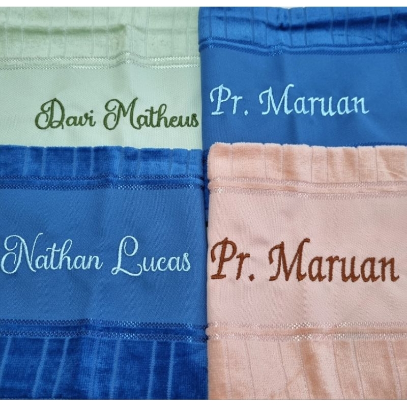 Toalha para Rosto,Academia Escolar, Lavabo e com Nome Bordado em Oferta na Shopee