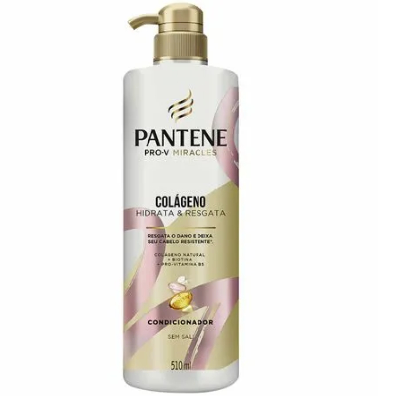 Condicionador Pantene Colágeno Hidrata & Resgata 510ml em Oferta na Shopee