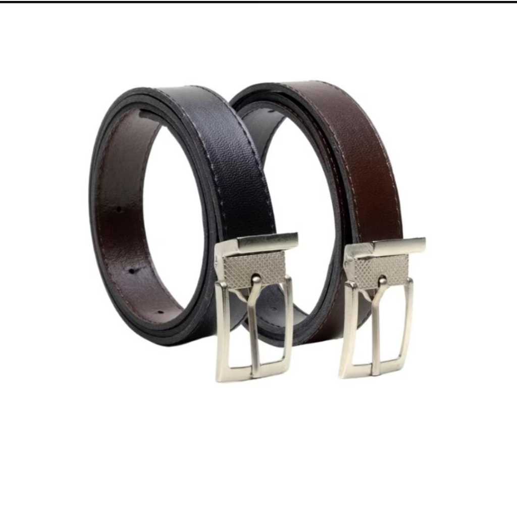 Cinto social infantil kit com 2 cintos preto e marrom