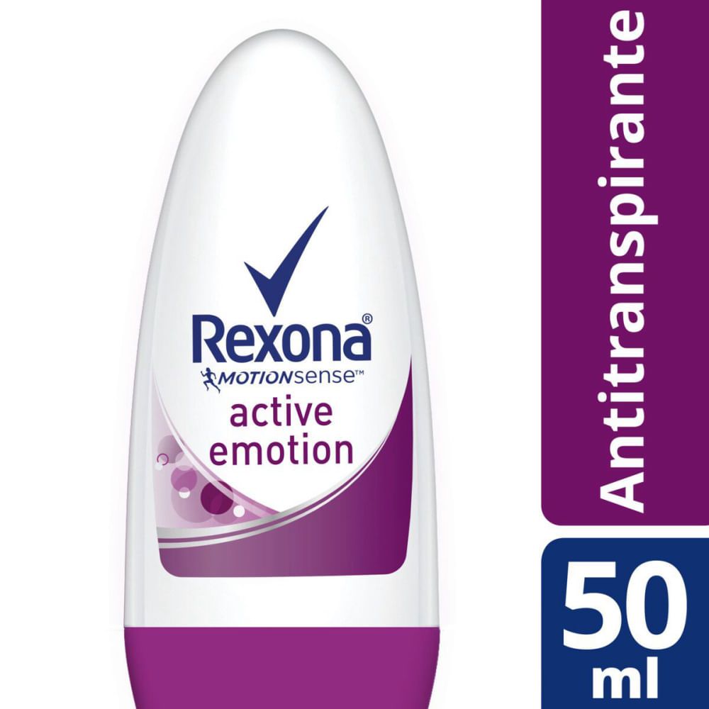 Desodorante Rexona Roll-on Feminino Active Emotion 50ml em Oferta na Shopee