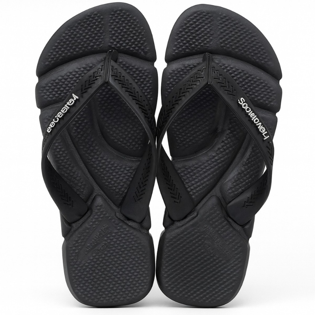 CHINELO  SANDALIA MASCULINO ESTILO POWER DE  BORRACHA MACIA  COM TIRAS GROSSAS REFORÇADAS