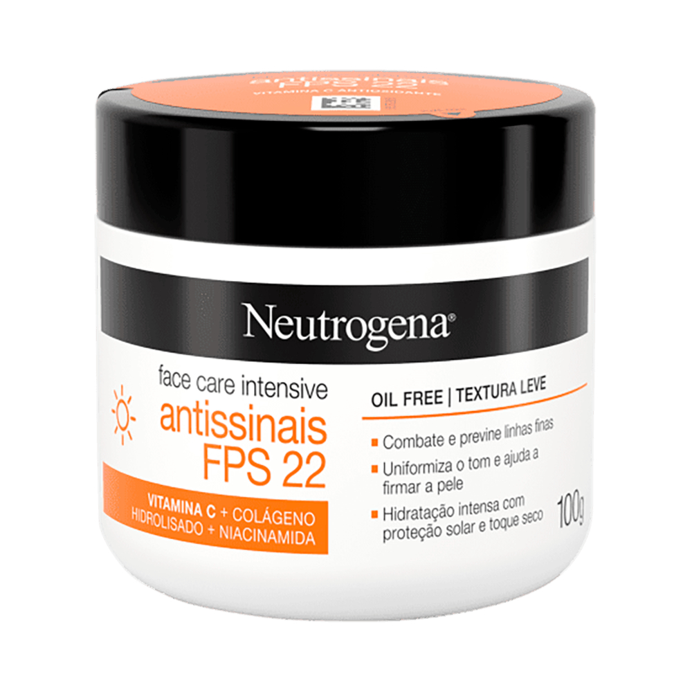 Creme Facial Neutrogena Antissinais FPS22 100g em Oferta na Shopee