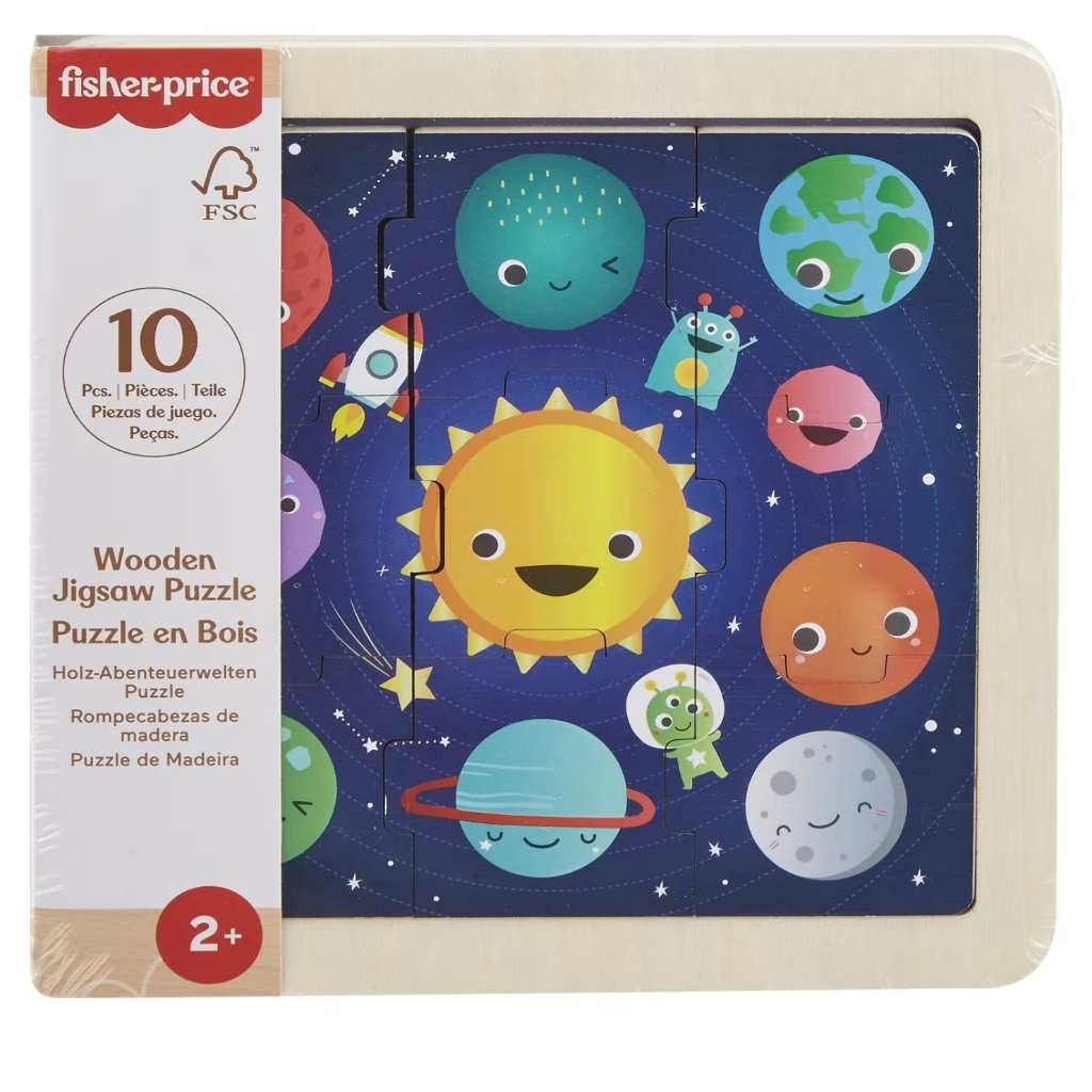 FISHER PRICE MEU PRIMEIRO QUEBRA CABECA DE MADEIRA HXV15  - MATTEL