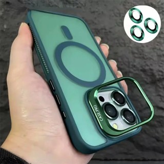 Capa IPhone 11 12 13 14 15 Pro Max Indução Fosca Kit Lentes Suporte
