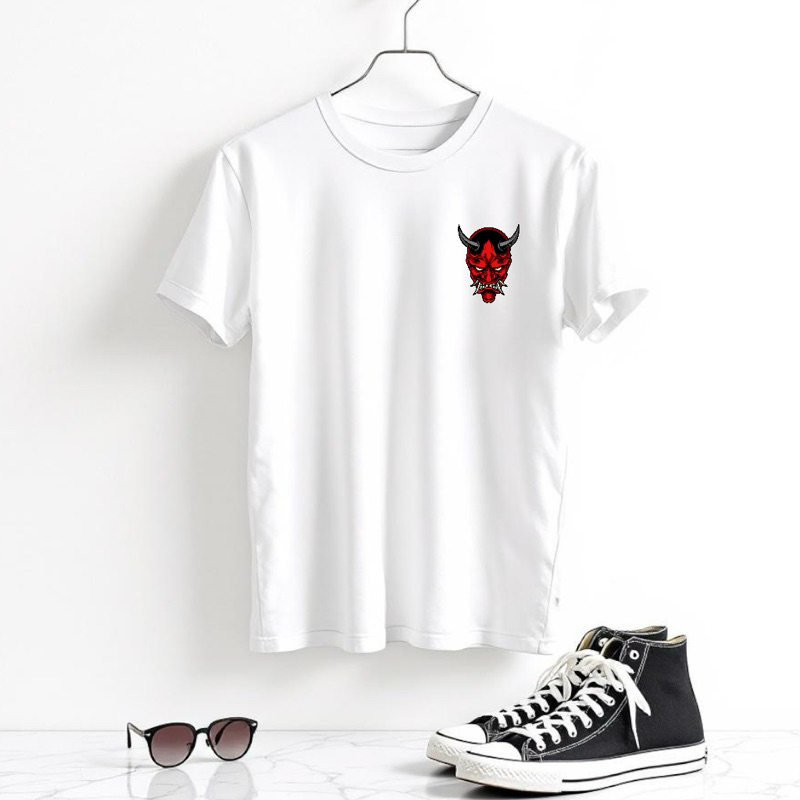 Camiseta Old Masculina Ink Carranca Mascara Blusa Unissex Moda Street Skatista Qualidade Roupa Estilo