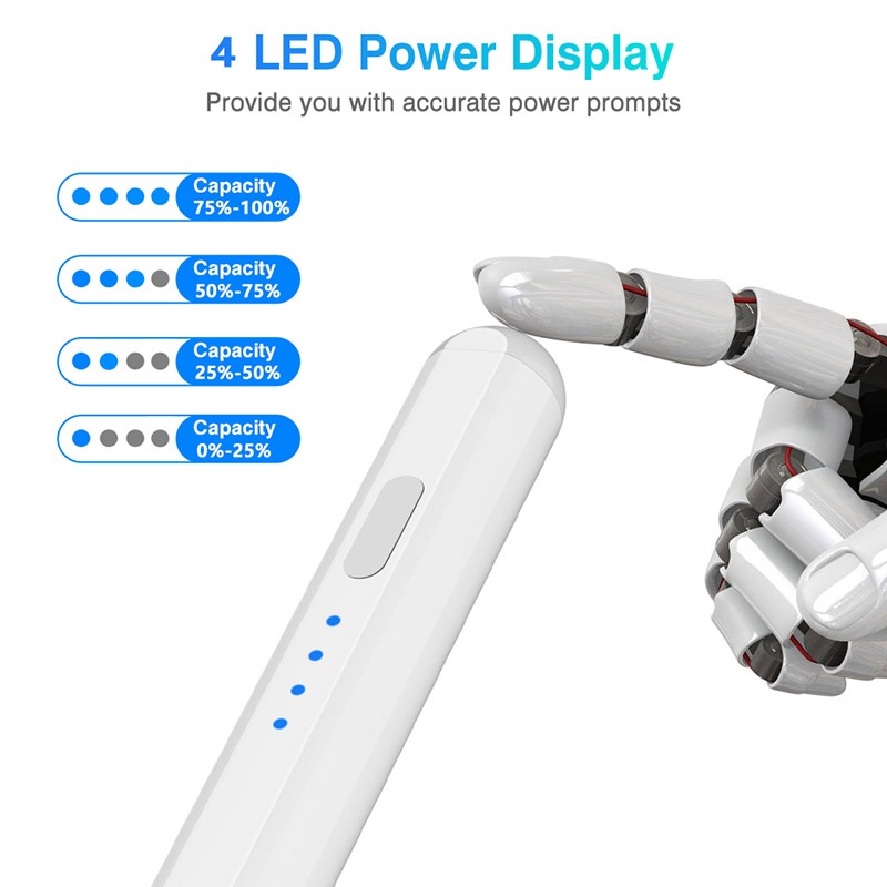 Caneta Stylus Universal Para Android/iOS-Lápis Capacitivo Tablet Com Tela De Toque - detalhe