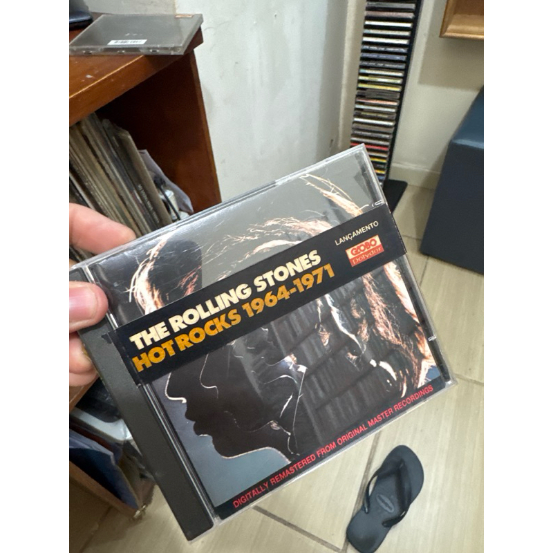 CD Rolling Stones Hot rocks 1964 até 1971 com etiqueta na capa ainda